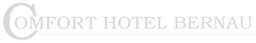 Comfort Hotel Bernau - charmant & familiär geführtes 3-Sterne-Hotel *** vor den Toren Berlins. Logo grau